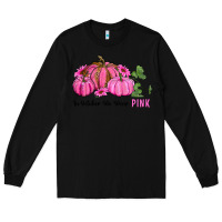 Black in october we wear pink pumpkin and sunflowers Long Sleeve Tee - RanaPortraitStore