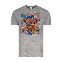 Cloud Rock oh my stars highland cow Vintage Tee - RanaPortraitStore