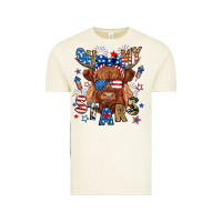 Vintage Arctic oh my stars highland cow Vintage Tee - RanaPortraitStore