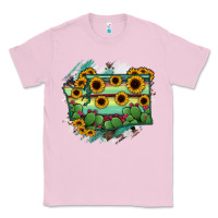 Bubblegum Pink washingTon State Map Classic Tee - RanaPortraitStore