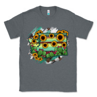 Charcoal Heather washingTon State Map Classic Tee - RanaPortraitStore