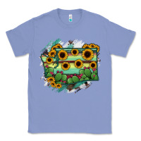 Colony Blue washingTon State Map Classic Tee - RanaPortraitStore