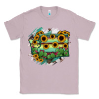 Lilac washingTon State Map Classic Tee - RanaPortraitStore