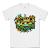 White washingTon State Map Classic Tee - RanaPortraitStore