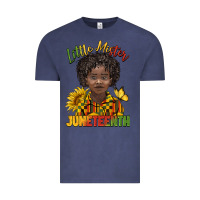 Vintage Denim little mister juneteenth black boy Vintage Tee - BarkalooDesign
