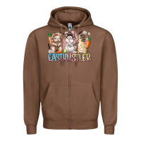 Chestnut east hustler Zipper Hoodie - RacoonDesign