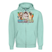Seafoam east hustler Zipper Hoodie - RacoonDesign