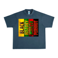 Midnight Navy black history month periodt Urban Heavy Tee - Zillion Design Studio