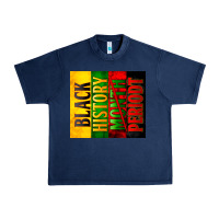 Navy black history month periodt Urban Heavy Tee - Zillion Design Studio