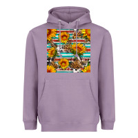 Lavender serape leopard seamless pattern Heavyweight Hoodie - BundleAndBundleShop