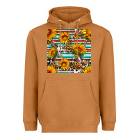 Meerkat serape leopard seamless pattern Heavyweight Hoodie - BundleAndBundleShop