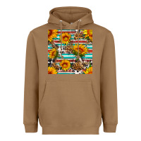 Toasted Coconut serape leopard seamless pattern Heavyweight Hoodie - BundleAndBundleShop