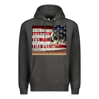 Charcoal Heather fuck around and find out Premium Hoodie - MaliasSmallBusiness