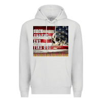 Dove Grey fuck around and find out Premium Hoodie - MaliasSmallBusiness