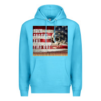 Ocean Blue fuck around and find out Premium Hoodie - MaliasSmallBusiness