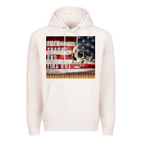 Pale Pink fuck around and find out Premium Hoodie - MaliasSmallBusiness
