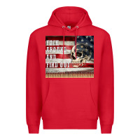 Red fuck around and find out Premium Hoodie - MaliasSmallBusiness