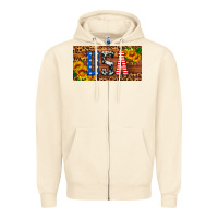 Sandshell usa sunflowers license plate Zipper Hoodie - HRA Design Shop