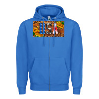 True Royal usa sunflowers license plate Zipper Hoodie - HRA Design Shop