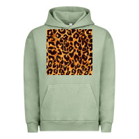 Pigment Oil Green leopard seamless pattern bbs Urban Hoodie - BundleAndBundleShop