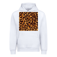 White leopard seamless pattern bbs Urban Hoodie - BundleAndBundleShop