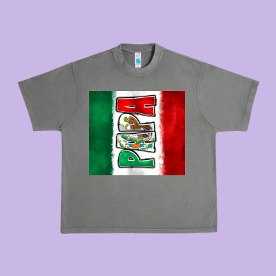 Mexico Papa Urban Heavy Tee Designed By Zillion Design Studio