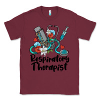 Burgundy respiratory therapist Classic Tee - BarkalooDesign