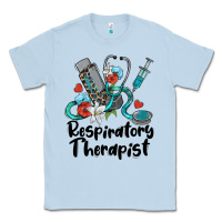 Dusty Blue respiratory therapist Classic Tee - BarkalooDesign
