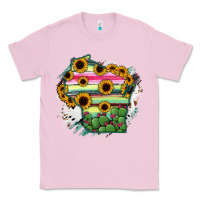 Bubblegum Pink Wisconsin State Map Classic Tee - RanaPortraitStore