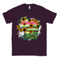 Plum Wisconsin State Map Classic Tee - RanaPortraitStore