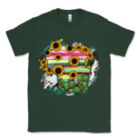 Sports Green Wisconsin State Map Classic Tee - RanaPortraitStore