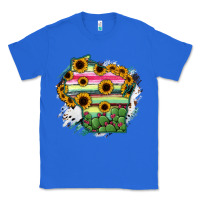 True Royal Wisconsin State Map Classic Tee - RanaPortraitStore