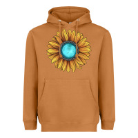 Meerkat sunflower gemstone Heavyweight Hoodie - JahusDesignShop