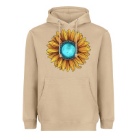 Mushroom sunflower gemstone Heavyweight Hoodie - JahusDesignShop