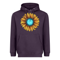 Plum sunflower gemstone Heavyweight Hoodie - JahusDesignShop