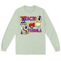 Matcha Trick or Tequila Long Sleeve Tee - texasbilliewilder