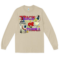 Mushroom Trick or Tequila Long Sleeve Tee - texasbilliewilder