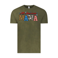 Vintage Olive all american mama Vintage Tee - RanaPortraitStore