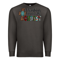 Smoke christmas begins with christ Premium Sweatshirt - AdoDesignShop