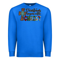 True Royal christmas begins with christ Premium Sweatshirt - AdoDesignShop
