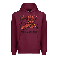 Burgundy def hungry pour dome butter on me Premium Hoodie - MaliasSmallBusiness