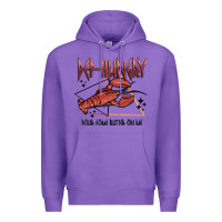 Purple def hungry pour dome butter on me Premium Hoodie - MaliasSmallBusiness