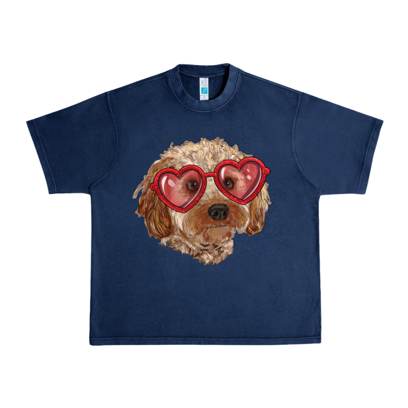 Toy Poodle With Love Glasses Urban Heavy Tee by RanaPortraitStore | Teevron