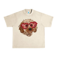 Sandshell toy poodle with love glasses Urban Heavy Tee - RanaPortraitStore