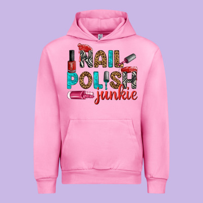 Nail Polish Junkie Bbs Urban Hoodie Designed By Bundleandbundleshop