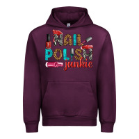 Mauve Wine nail polish junkie bbs Urban Hoodie - BundleAndBundleShop