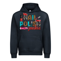 Navy nail polish junkie bbs Urban Hoodie - BundleAndBundleShop