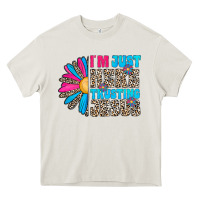 Cream im just here trusting jesus Heavy Core Tee - CowhideDigitalArt