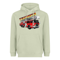 Matcha firefighter fire truck Heavyweight Hoodie - Artiststas