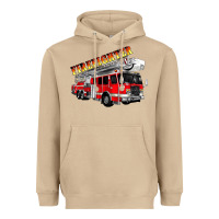 Mushroom firefighter fire truck Heavyweight Hoodie - Artiststas